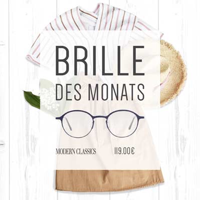 Brille des Monats Brille des Monats
